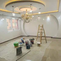 نقاش نقاشی ساختمان رنگ امیزی ساختمان کناف ودیوارها