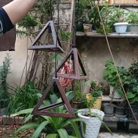 لوستر چوبی .واقعا جنسش خوبه .
