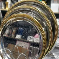 سینی ۳ تیکه استیل اصل سایز بزرگ وارداتی