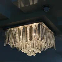 لوستر کریستال خارجی کنترل دار|لوستر و چراغ آویز|مشهد, هنرستان|دیوار