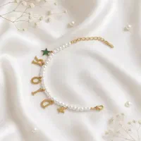 دستبند مرواریدی طرح DIOR