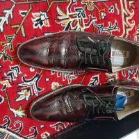 کفش دست دوزچرم بزرگ پا