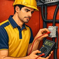 سیم کشی ـ اتصال پریز ـ تابلو برق ـ عیب یابی تابلو