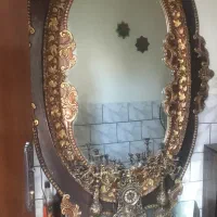 کنسول شمعدان و ساعت