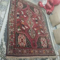 گلیم فرش ترکی قدیمی یکونیم متری در دونیم متری
