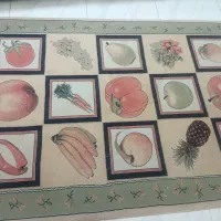 قالی اشپزخانه با چهار عدد پشتی دونفره