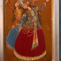 سینی نقاشی قاجاری