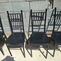 صندلی شیواری فلزی مشکی تعداد۹۰عدد