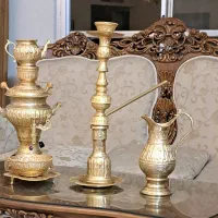 سماور و قلیون طرح هخامنشی