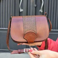 مدل لنگری کوچک تمام چرم طبیعی