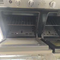 اجاق گاز فر دار دافر 2 فره تمیز تمام استیل