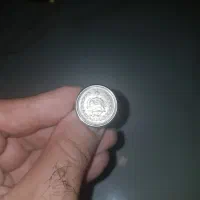 انگشتر استیل با طرح سکه شیر و خورشید
