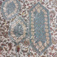 رو میزی ترمه سرمه دوزی کار دست