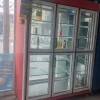 دو دستگاه یخچال ۶ درب دو طرف شیشه در حد نو
