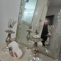 اینه شمدان نقره با میز
