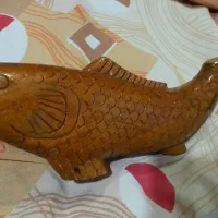 عتیقه مجسمه چوبی قدیمی کمیاب