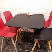 میز صندلی پایه ایفل کافیشاپی