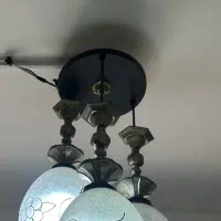 لوستر ۳حبابه
