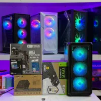 کیس گیمینگ تمام آکبندRTX5050نسل 12 قاب RGB