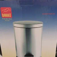 سطل زباله تمام استیل پدال دار