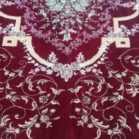 فرش کاشان .700 شانه 12 متری .لاکی .کرم.