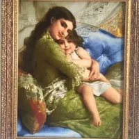 مهر مادری ۶۰ رج پر امضا دار بی‌نظیر