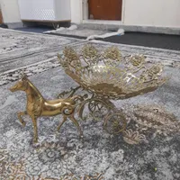 دو عدد قندان برنزی با ی میوه خوری پایه اسبی|ظروف سرو و پذیرایی|تهران, شهرک ولیعصر|دیوار