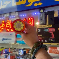 چراغ قوه شارژی zingaro 119 دوربرد  دیجیتالی  قوی