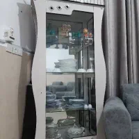 ویترین بوفه ایستاده سفید شیک