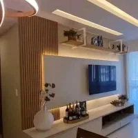 اجرای تی وی روم و کمد دیواری کابینت