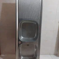 سینک استیل دو قلو بسیار مقاوم