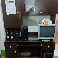 فروش  میز تحریر کتابخانه دار ( دوتکه)