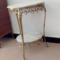 میز تلفن برنز