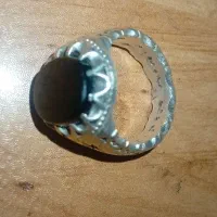 انگشتر نقره اونیکس بسیار زیبا مایل به معاوضه