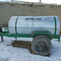 تانکر دوهزار لیتری پشت ترکتر  موتر روبین. فوتبال