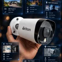 فروش دوربین مداربسته BRITON با کیفیت ULTRA HD 5MP