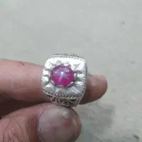 انگشتر یاقوت استار ستاره پران