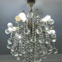 لوستر کریستال جفت