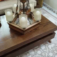 لوستر چوبی طرح ورساچ