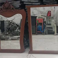 دو عدد آینه چوبی