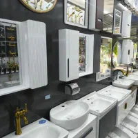 کابین روشویی ،آینه ، سنگ