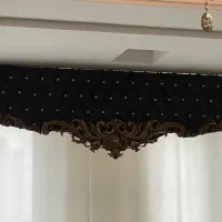 قاب پرده مخمل لمسه