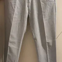 شلوار طوسی پارچه ای