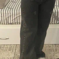 شلوار  بگ ذغالی