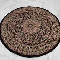 فرش گرد ساوین کاملا سالم زیر قیمت