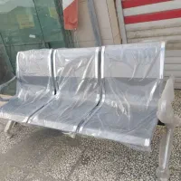 سه نفره فرودکاه *استیل پایه کروم