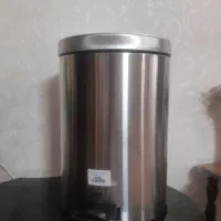 سطل‌زباله پدال‌دار استیل برند باهاز ۱۴لیتری