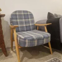 صندلی تک نفره چوب مدرن