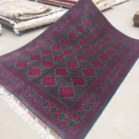 فرش دستباف (بساک) یه ۶ متری سبز قرمز درجه یک