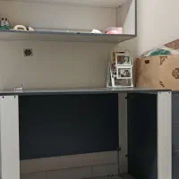 میز تحریر باکس سه کشو کتابخانه تمیز و بدون خط و خش
